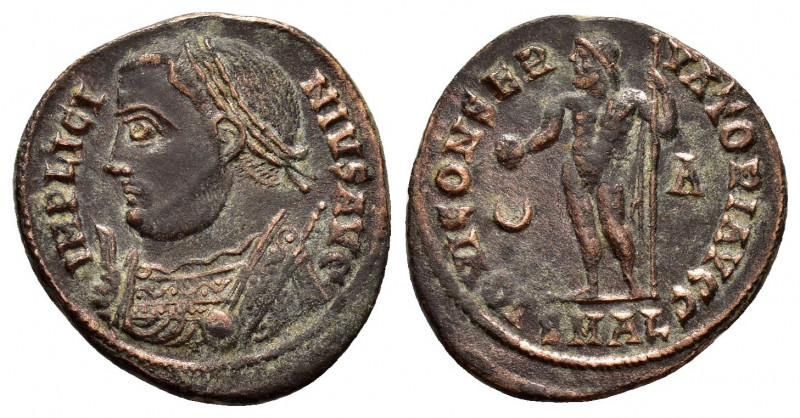 LICINIUS I.(308-324).Alexandria.Follis.

Obv : MP LICINIVS AVG.
Laureate and dra...