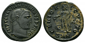 MAXIMINUS II.(305-309).Nicomedia.Follis.

Obv : IMP C GAL VAL MAXIMINVS P F AVG.
Head of Maximinus Daia, laureate to right.

Rev : GENIO A VGVSTI Δ SM...