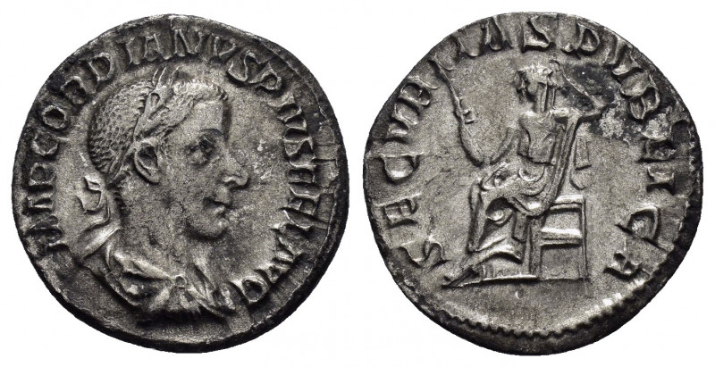 GORDIAN III.(238-244).Rome.Denarius.

Obv : IMP GORDIANVS PIVS FEL AVG.
Laure...