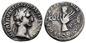 NERVA.(96-98). Rome.Denarius.

Obv : IMP NERVA CAES AVG P M TR P COS III P P.
Laureate head right.

Rev : CONCORDIA EXERCITVVM.
Clasped hands holding ...