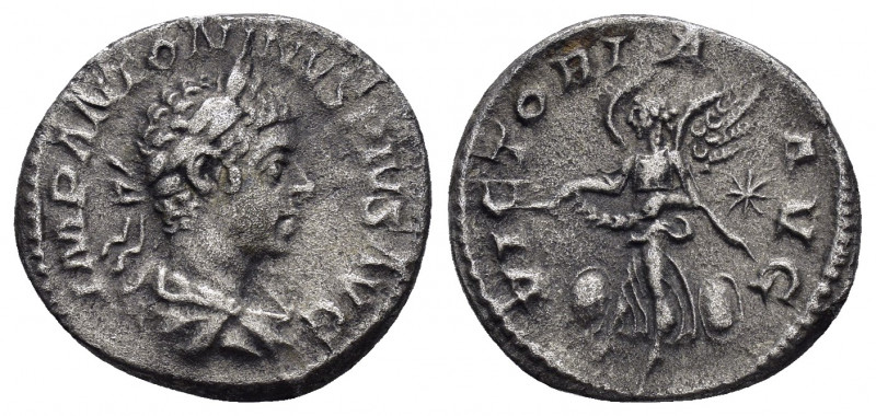 ELAGABALUS.(218-222).Rome.Denarius. 

Obv : IMP ANTONINVS PIVS AVG.
Laureate and...