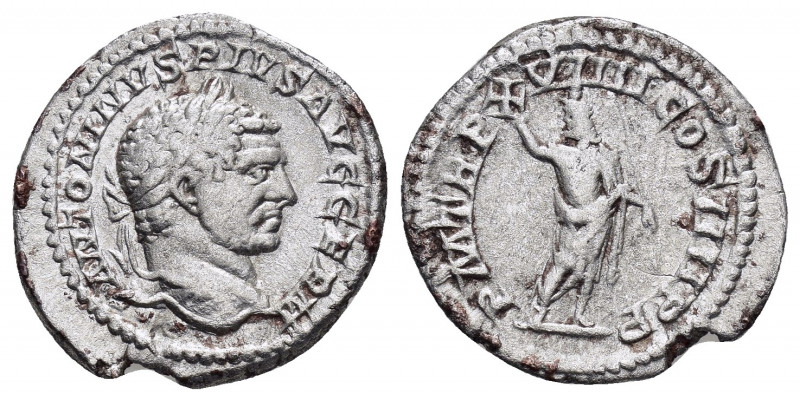 CARACALLA.(198-217). Rome.Denarius. 

Obv : ANTONINVS PIVS AVG GERM.
Laureate he...