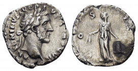 ANTONINUS PIUS.(138-161). Rome.Denarius. 

Obv : ANTONINVS AVG PIVS P P TR P XII.
Laureate head right.

Rev : COS IIII.
Annona standing left, holding ...