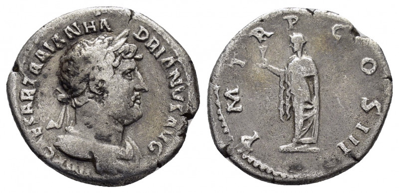 HADRIAN.(117-138).Rome.Denarius. 

Obv : IMP CAESAR TRAIAN HADRIANVS AVG.
Laurea...