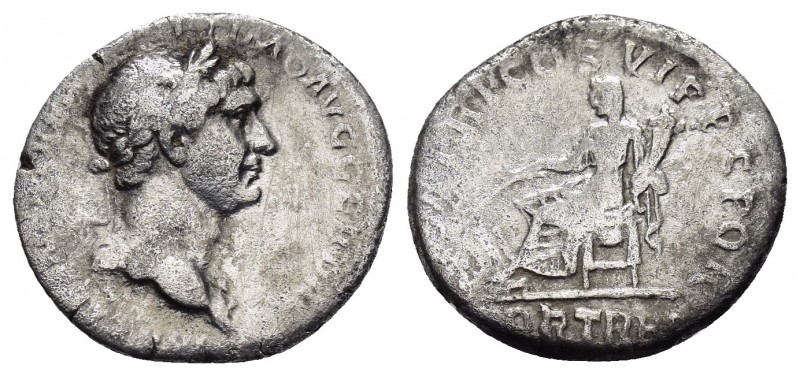 TRAJAN.(98-117).Rome.Denarius.

Obv : IMP CAES NER TRAIANO OPTIMO AVG GER DAC....