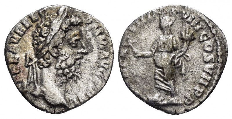 MARCUS AURELIUS.(161-180).Rome.Denarius.

Obv : M ANTONINVS AVG GERM SARM.
Laure...