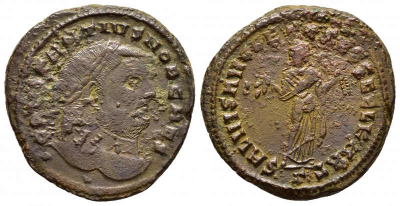 CONSTANTIUS I.(Caesar, 293-305).Carthage.Follis.

Obv : CONSTANTIVS NOB CAES.
La...