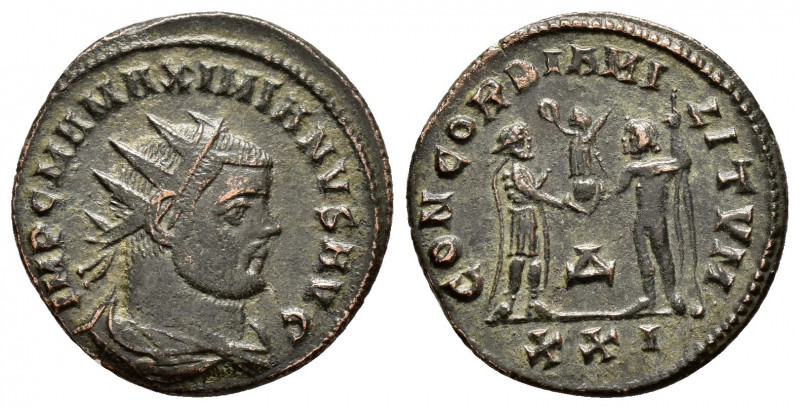 MAXIMIANUS HERCULIUS.(286-305).Cyzicus.Antoninianus. 

Obv : IMP C M A MAXIMIANV...