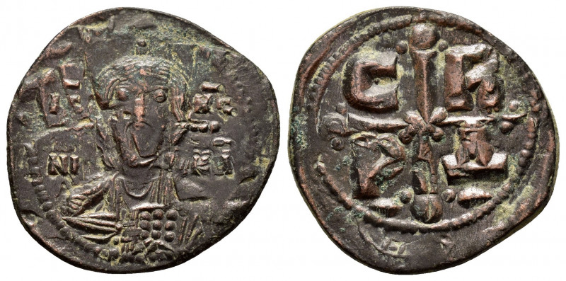 ROMANUS IV.(1068-1071).Constantinople.Follis.

Obv : IC XC NI KA.
Facing bust of...