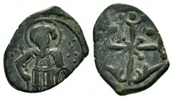 MANUEL I.(1143-115).Tetarteron.

Obv : 

Rev : 

Condition : Very nice green patina.Good very fine.

Weight : 1.36 gr
Diameter : 16 mm