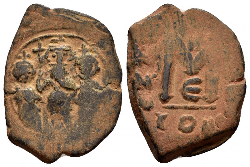 UMAYYAD CALIPHATE.Pseudo Byzantine Type.Imitating the Types of Constans II.(Circ...