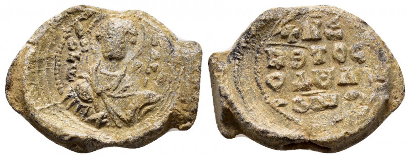 BYZANTINE LEAD SEAL.(Circa 11 th Century).Pb.

Condition : Very fine.

Weight : ...