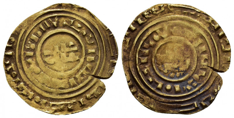 CRUSADERS.Latin Kingdom of Jerusalem.Imitation Bezants.(11th-12th centuries).Gol...