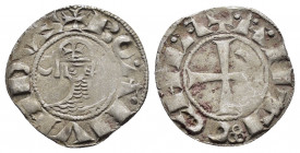 CRUSADERS.Antioch.Bohemund III.(1162-1201).BI Denier.

Obv : +BOAMVNDVS.
Profile bust with crescent left and star right.

Rev : +ANTIOCHIA.
Small cros...
