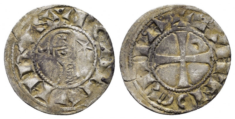 CRUSADERS.Antioch.Bohemund III.(1162-1201).BI Denier.

Obv : +BOAMVNDVS.
Profile...