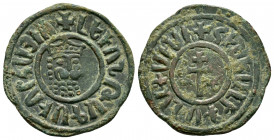 CILICIAN ARMENIA.Levon I.(1198-1219).Tank.

Obv : Crowned lion’s head facing slightly to right.

Rev : Patriarchal cross flanked by stars.
AC 303. 

C...
