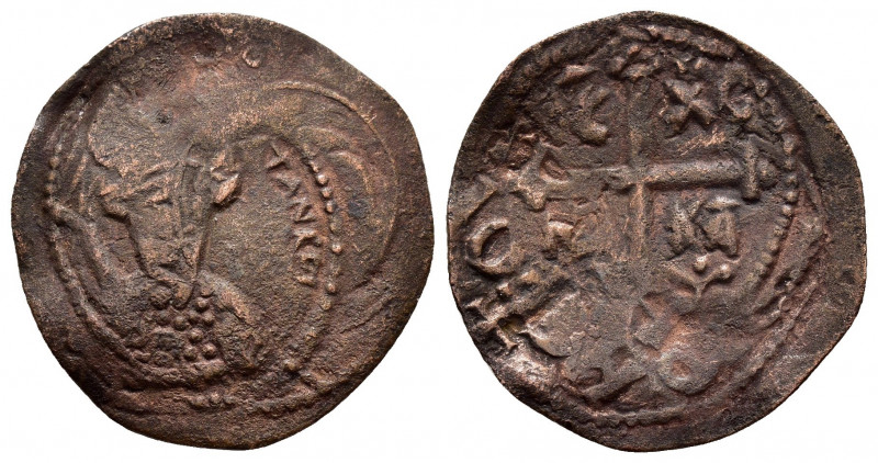 CRUSADERS.Antioch.Tancred.(1101-1112).Follis

Obv : KE BOIΘH TANKRI.
Bust of Tan...