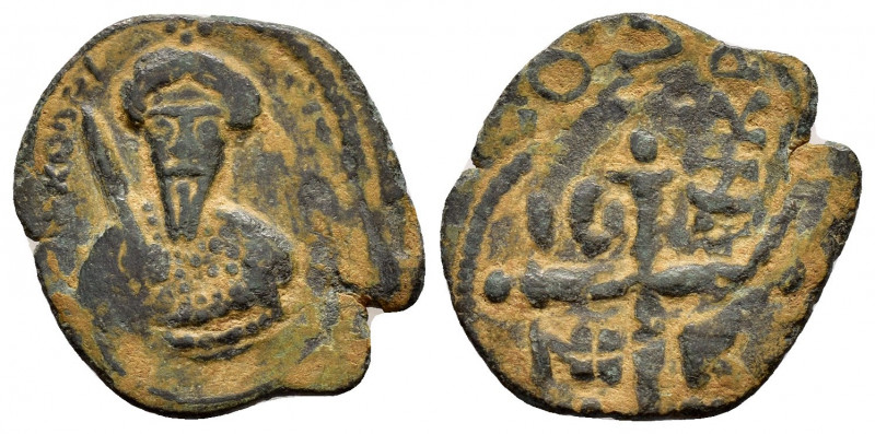 CRUSADERS.Antioch.Tancred.(1101-1112).Follis

Obv : KE BOIΘH TANKRI.
Bust of Tan...