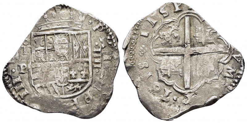 SPAIN. Philip III.(1598-1621).Sevilla.Cob.

Weight : 13.5 gr
Diameter : 35 mm
