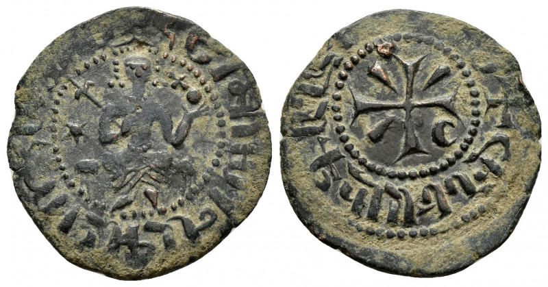 CILICIAN ARMENIA.Hetoum I.(1226-1270).Kardez.

Obv : King enthroned facing, hold...