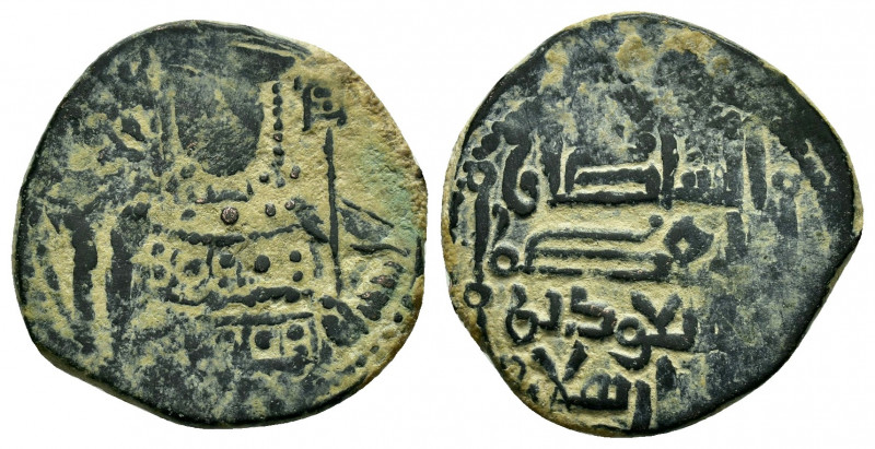 SELJUQ of RUM.Masud I.(1116-1156).NM & ND.Ae.

Obv : Enthroned figure, holding g...