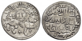 SELJUQ of RUM.Kaykhusraw II.(1211-1220).Konya.AH 641.Dirhem.

Obv : Lion advancing right, three stars around, above, personification of sun above.
...