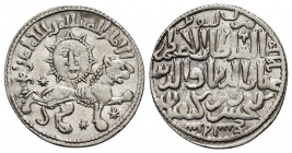 SELJUQ of RUM.Kaykhusraw II.(1211-1220).Konya.AH 639.Dirhem.

Obv : Lion advancing right, three stars around, above, personification of sun above.
...