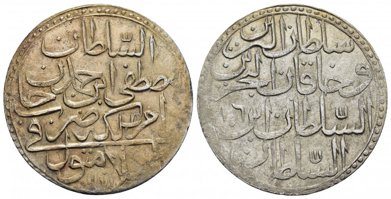 OTTOMAN EMPIRE.Mustafa III.(1757-1774).Islambol.1171/86 AH.30 Para.

Obv : Arabi...