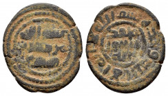UMAYYAD.Fals.

Obv : Arabic legend.

Rev : Arabic legend.

Condition : Very fine.

Weight : 3.4 gr
Diameter : 19 mm