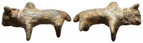 ROMAN BULL STATUETTE.(1st-2nd century).Ae.

Condition : Nice green patina.Good very Fine.

Weight : 47.3 gr
Diameter : 52.8 x 31.1 mm