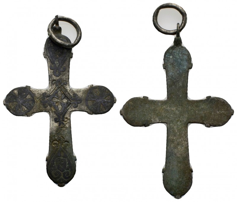 BYZANTINE EMPIRE.Silver Cross.(8th-10th century).AR.

Condition : Very nice gr...