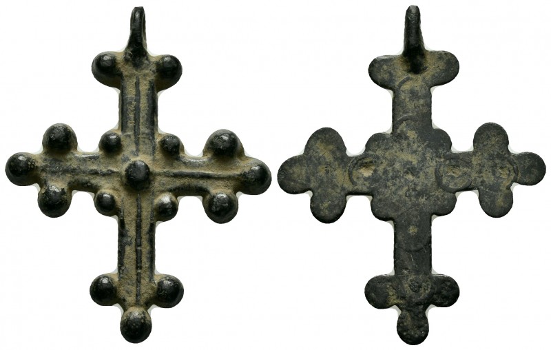 BYZANTINE EMPIRE.Cross.(8th-10th century).Ae.

Condition : Nice green patina.G...