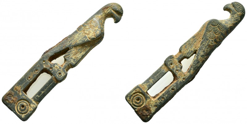 ANCIENT ROMAN BRONZE KEY with EAGLE HANDLE.(2nd-4th century ).Ae.

Condition :...