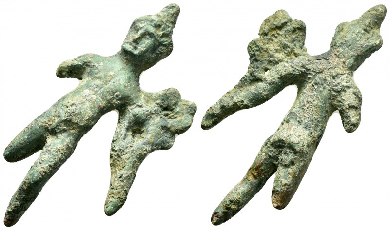 ANCIENT ROMAN BRONZE STATUETTE.(1st-2nd century).Ae.

Condition : Nice green p...