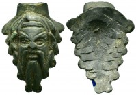 ANCIENT ROMAN BRONZE APLIQUE.(1st-2nd century).Ae.

Condition : Nice green patina.Good very Fine.

Weight : 63.6 gr
Diameter : 54 mm