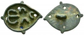 BYZANTINE EMPIRE.BREAD STAMP.(8th-10th century).Ae.

Condition : Nice green patina.Good very Fine.

Weight : 36.8 gr
Diameter : 49 mm
