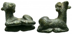 ANCIENT ROMAN BRONZE STATUETTE.(1st-2nd century).Ae.

Condition : Nice green patina.Good very Fine.

Weight : 37.9 gr
Diameter : 39 mm