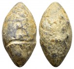 ANCIENT ROMAN SLING BULLET.(Late 1st century).Pb.

Condition : Very fine.

Weight : 39.7 gr
Diameter : 33 mm
