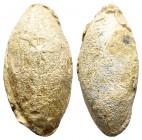 ANCIENT ROMAN SLING BULLET.(Late 1st century).Pb.

Condition : Very fine.

Weight : 42.3 gr
Diameter : 35 mm