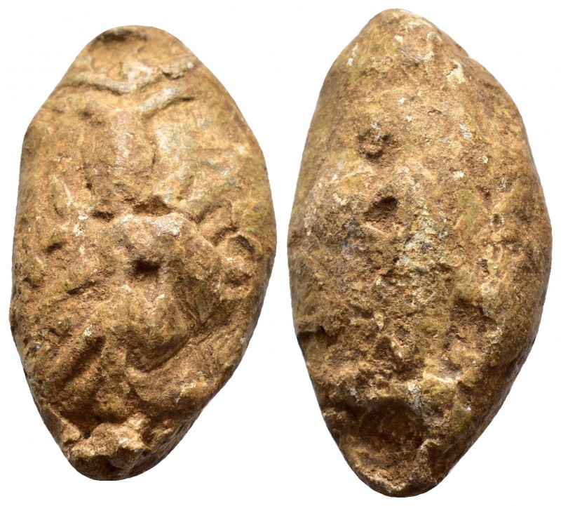 ANCIENT ROMAN SLING BULLET.(Late 1st century).Pb.

Condition : Very fine.

W...
