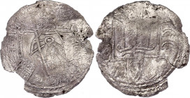Russia Kiev Srebrennik 978 - 1015 (ND) Vladimir Svyatoslavovich
Silver 2.26 g.; Type III; Vladimir Svyatoslavovich (978-1015)