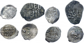 Russia Lot of 4 Coins 1389 - 1606
Silver; лот из трёх денег княжеского периода Руси и одной копейки Лжедмитрия...