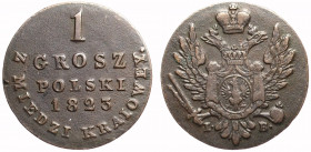Russia - Poland 1 Grosz 1823 IB
Bit# 898; Copper 2.86g 19mm; Cabinet Parina; XF/XF+