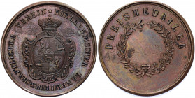 Russia Bronze Prize Medal of the Kurlaendischer Landwirthschaftlicher Verein 1880 - 1945 (ND)
Bronze 23.46 g., 34.2 mm; Russian Medals from the Colle...