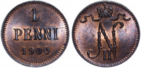 Russia - Finland 1 Penni 1900
Bit# 461; Copper; UNC