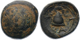 Ancient Greece Kings of Macedonia Alexander III - Kassander Æ Unit 325 - 310 BC
Price 413 var.; Bronze 4.48 g.; Alexander III - Kassander (325-310 BC...