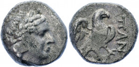 Ancient Greece Cimmerian Bosporos, Pantikapaion AR Drachm 200 - 150 BC
Anokhin 1065; MacDonald 128; Silver 4.13 g.; Obv: Laureate head of Apollo righ...