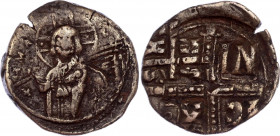 Byzantium AE Follis 1034 - 1041 AD Michael IV the Paphlagonian, Overstruck
Copper 7.20 g.; 26 mm.; Constantinople Mint;