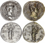 Roman Empire 2 x Denarius 117 -138 AD, Hadrian
RIC 115, C 131 & RIC 80, S 3520, C 1119.; Silver