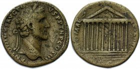 Roman Empire Antoninus I Pius Æ Sestertius 140 - 144 AD
BMC 1279; RIC 622; Cayon 317; Bronze 25.19 g.; Antoninus I Pius Augustus (138 – 161); Obv: AN...